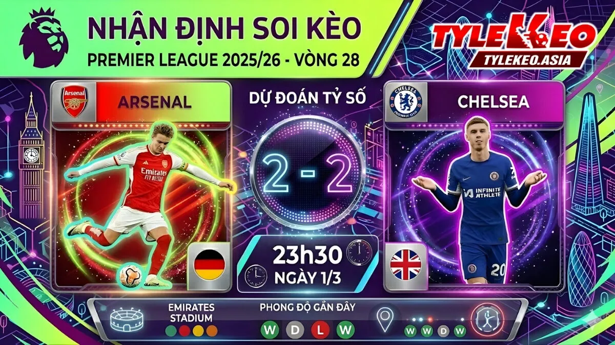 Nhận Định Soi Kèo Arsenal Vs Chelsea 23h30 Ngày 1/3: Derby Thu Hẹp Khoảng Cách